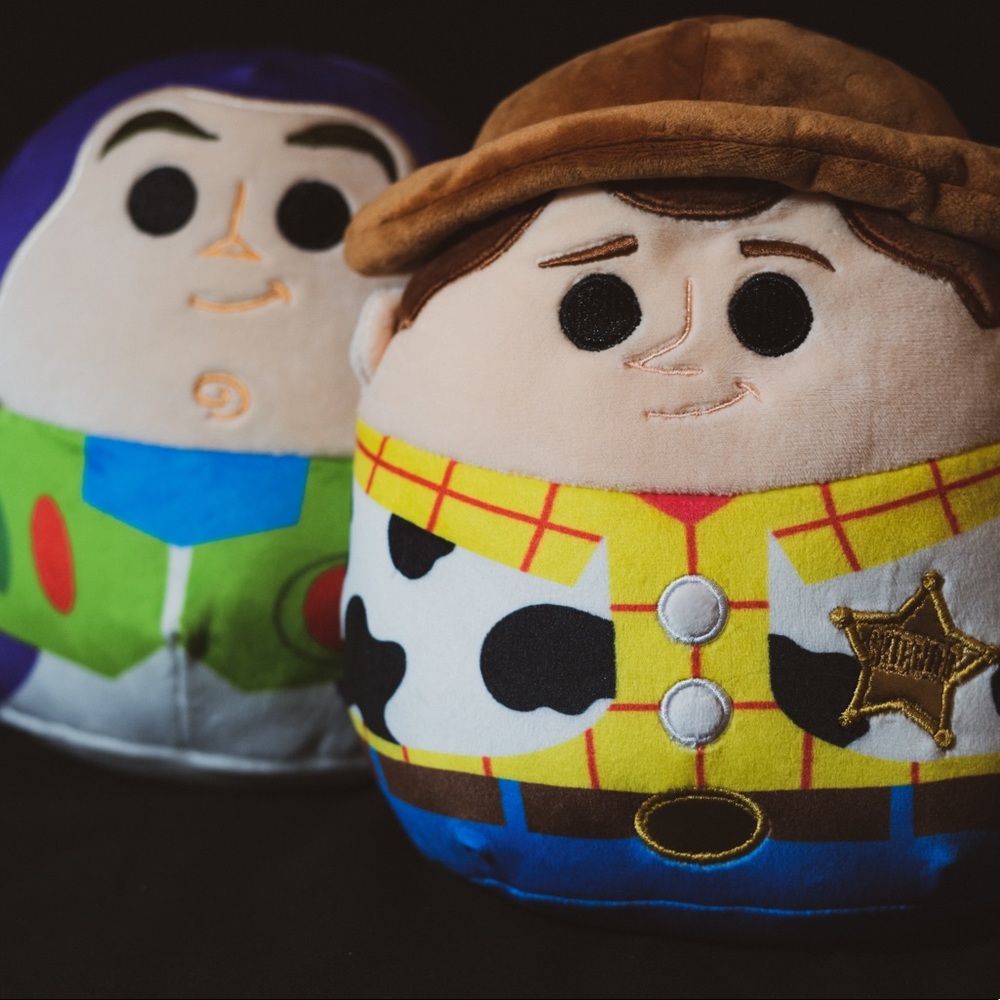 Disney’s Buzz Lightyear and Woody Squishmallow 8”